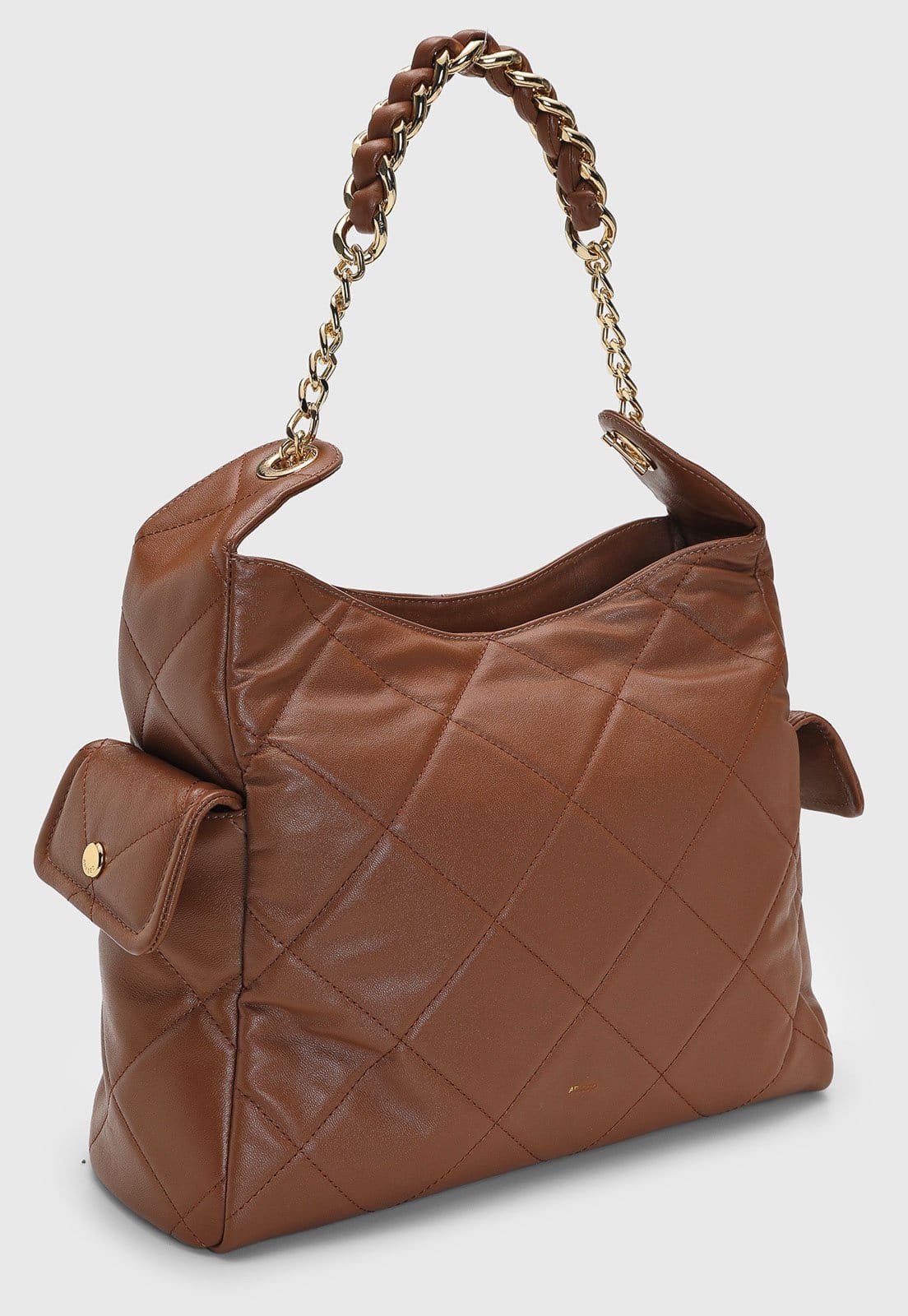 Vista 2 Bolsa Feminina Arezzo Soul Matelassê Arezzo marrom