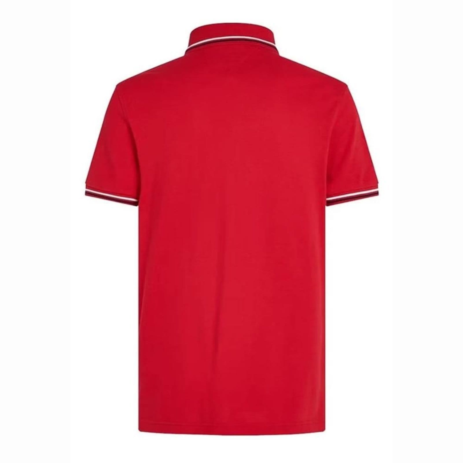 Vista 2 Camisa Polo Tommy Hilfiger Tipped Slim Fit Masculina Red Tommy Hilfiger vermelho red