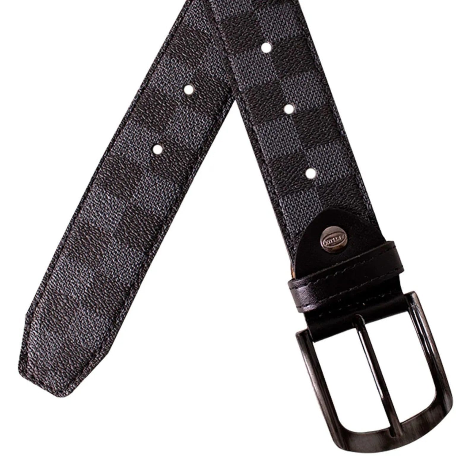 Cinto Masculino Artlux Xadrez com Medida Ajustável