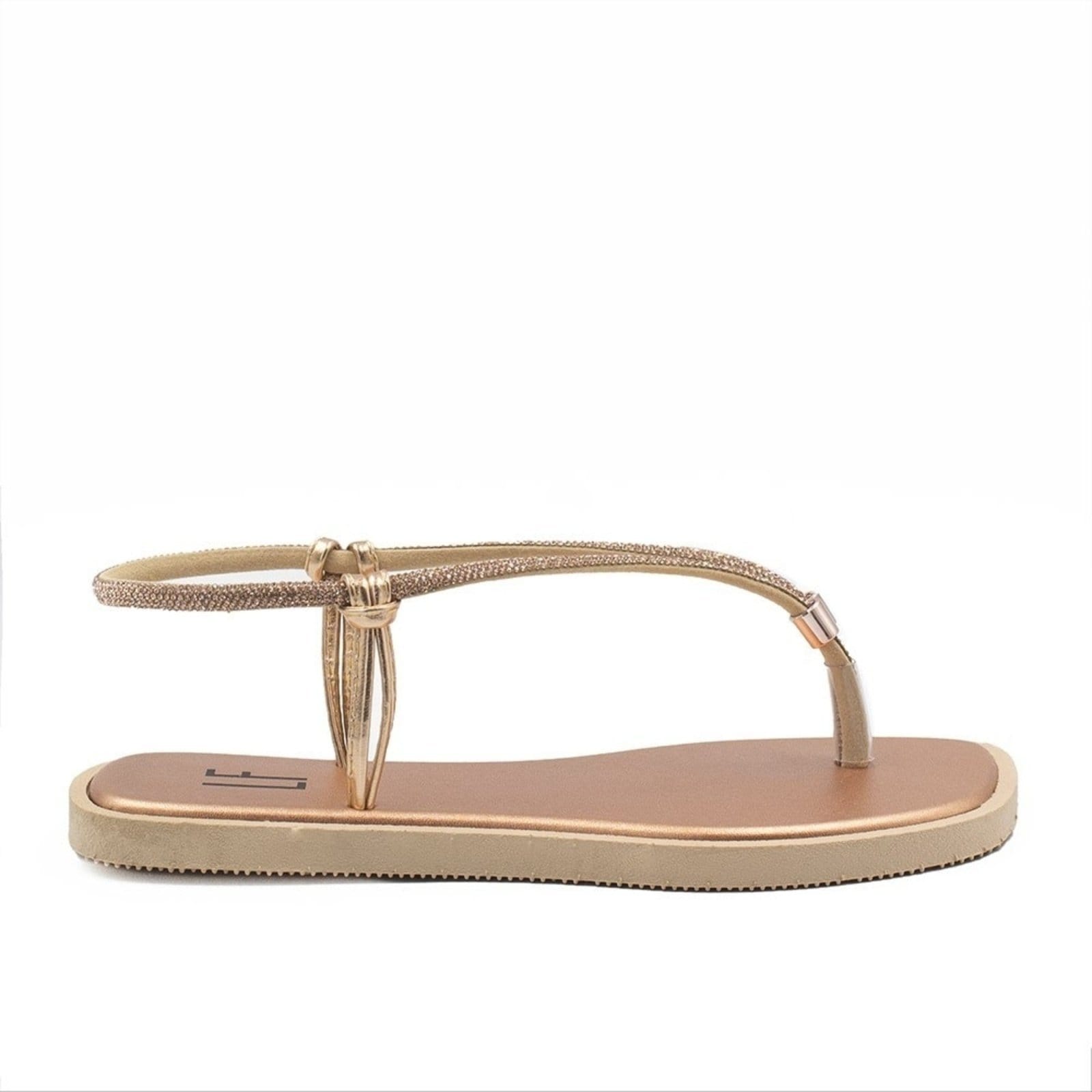 Rasteira Zatta Ajustável Brilho Débora