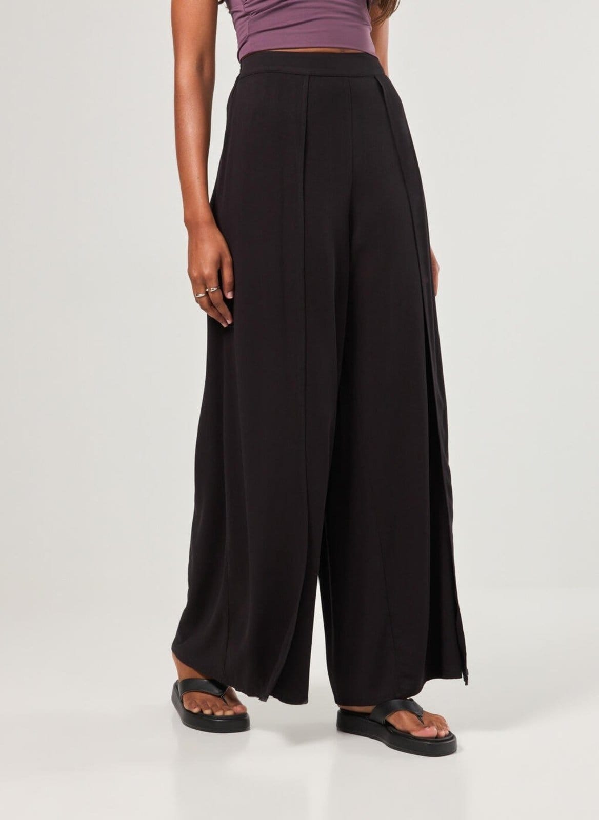 Vista 2 Calça Pareô Elástico Youcom preto