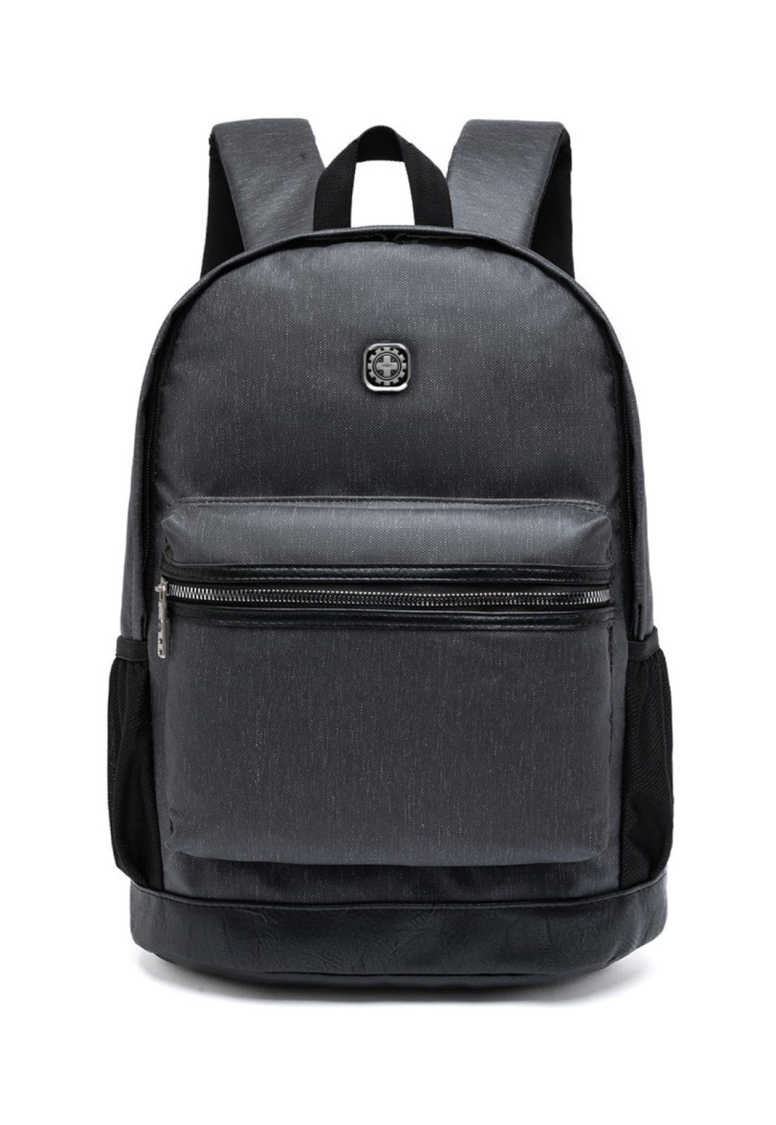 Vista principal Mochila Masculina Casual Espaçosa Resistente Notebook Crossgear cinza