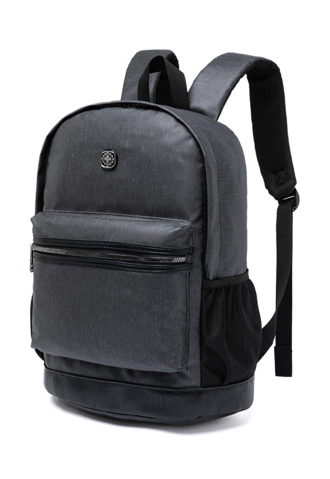 Vista 2 Mochila Masculina Casual Espaçosa Resistente Notebook Crossgear cinza