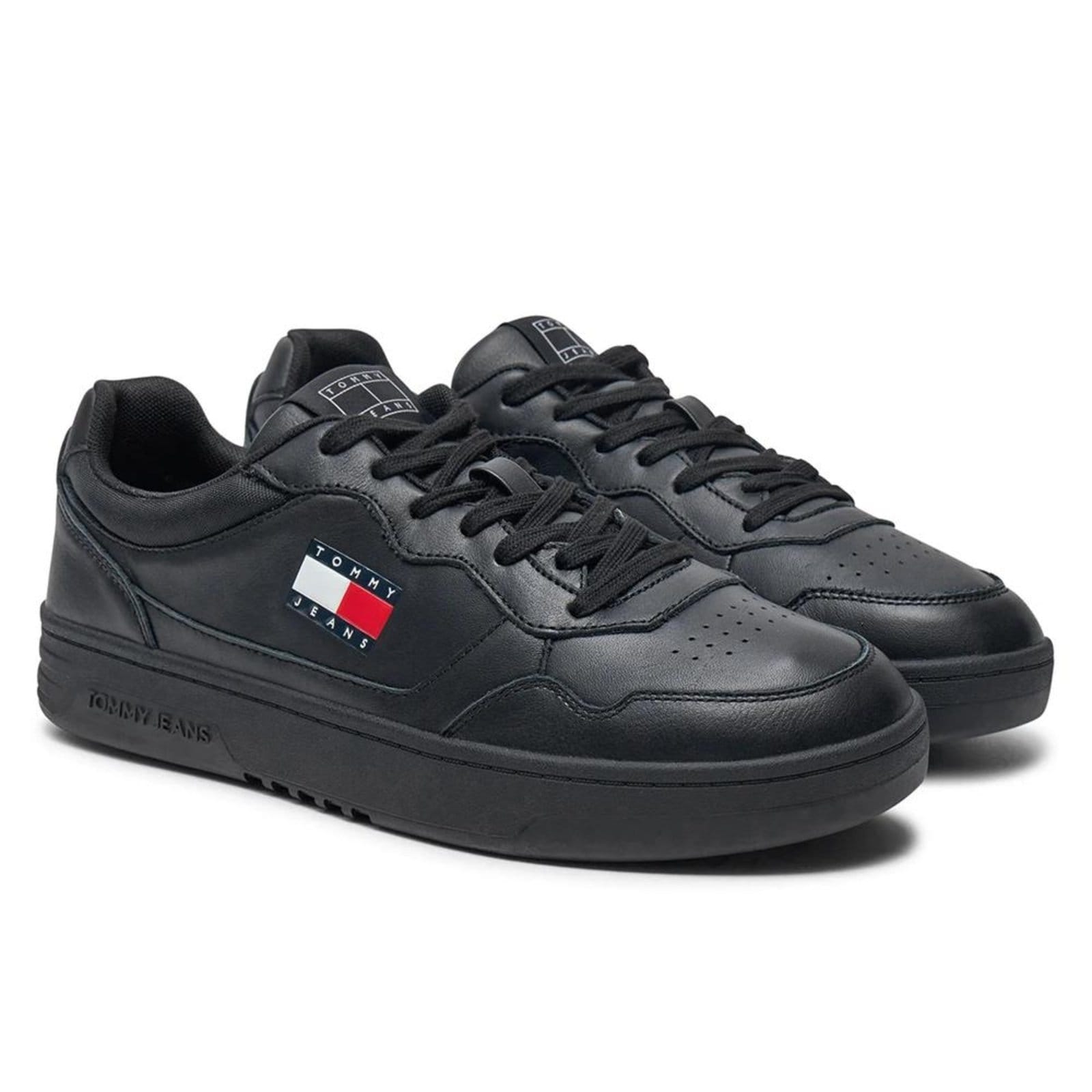 Vista 2 Tênis Tommy Hilfiger TJM Cupsole Masculino Black Tommy Hilfiger preto black