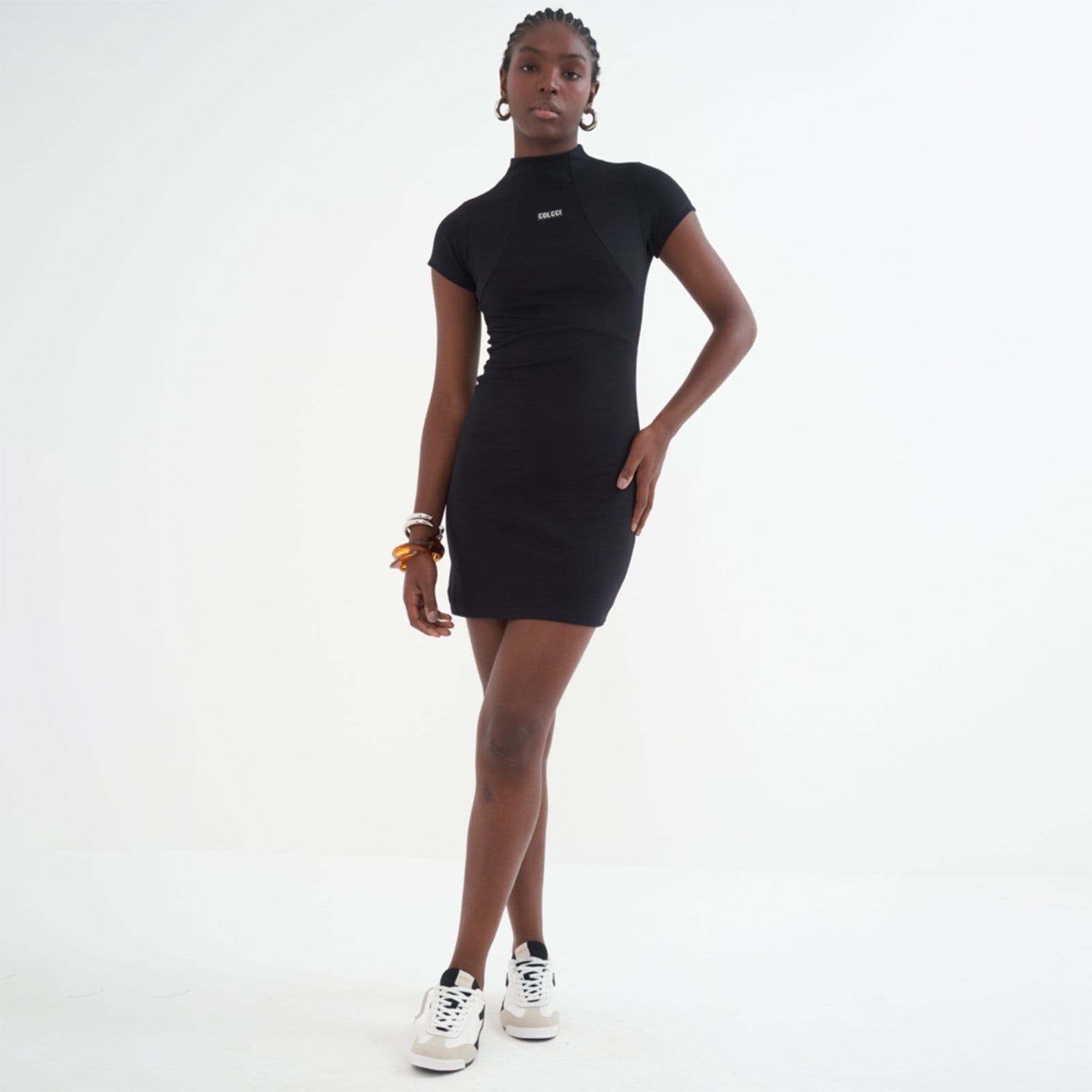 Vestido Curto Colcci Recorte Pr26 Feminino