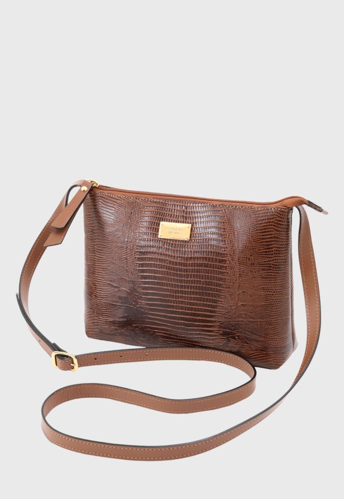 Bolsa de Couro Transversal Mariart 2190MRT Havana