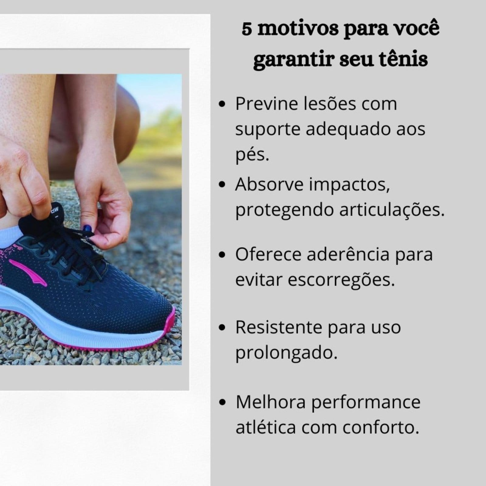 Vista 2 Kit Tênis Casual Feminino Esportivo Ortopédico Macio Para Academia Treino Pink + Meia e Relógio Bia Ramos grafite/pink pink