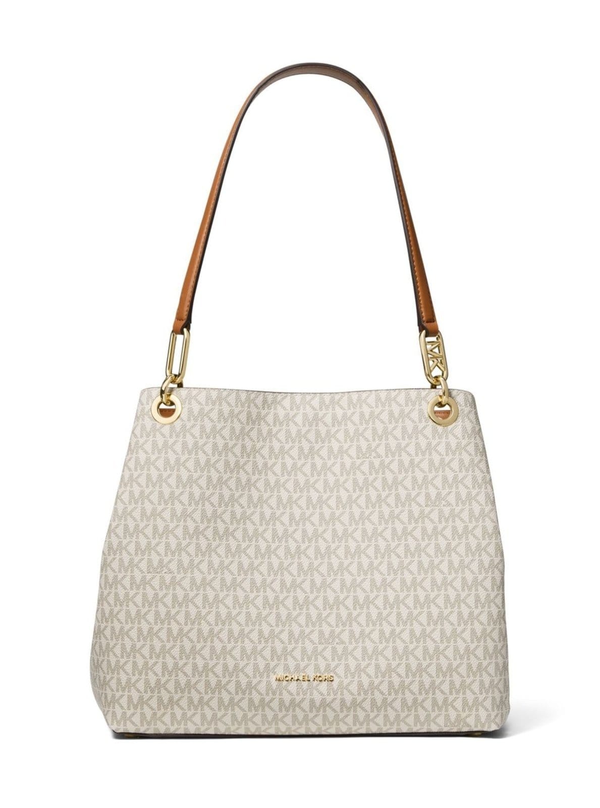 Vista principal Bolsa Tote Kensington Logo Grande 30F3g8kt7b149 Michael Kors branco