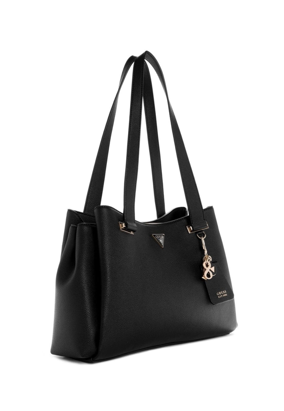 Vista 2 Bolsa Guess Evie Girlfriend Carryall Guess preto