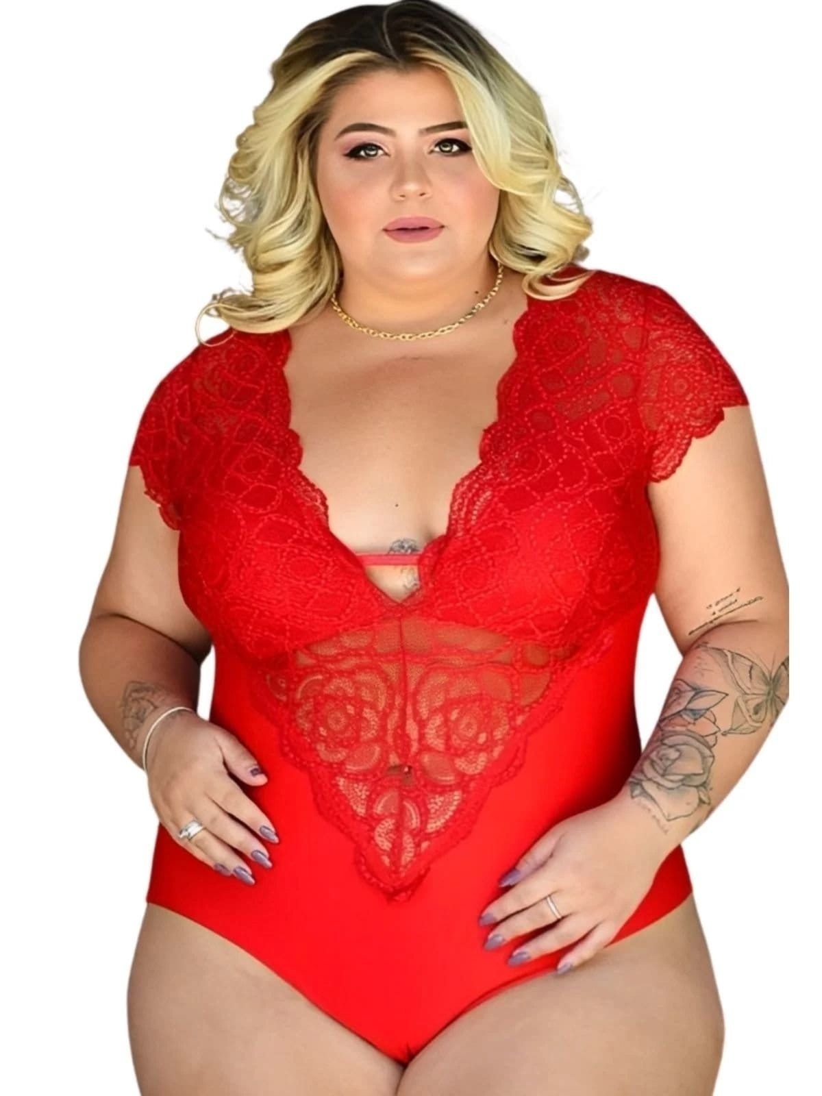 Body Summer Body Decotado Plus Size Roupa Tamanhos Grandes Sexy Feminina