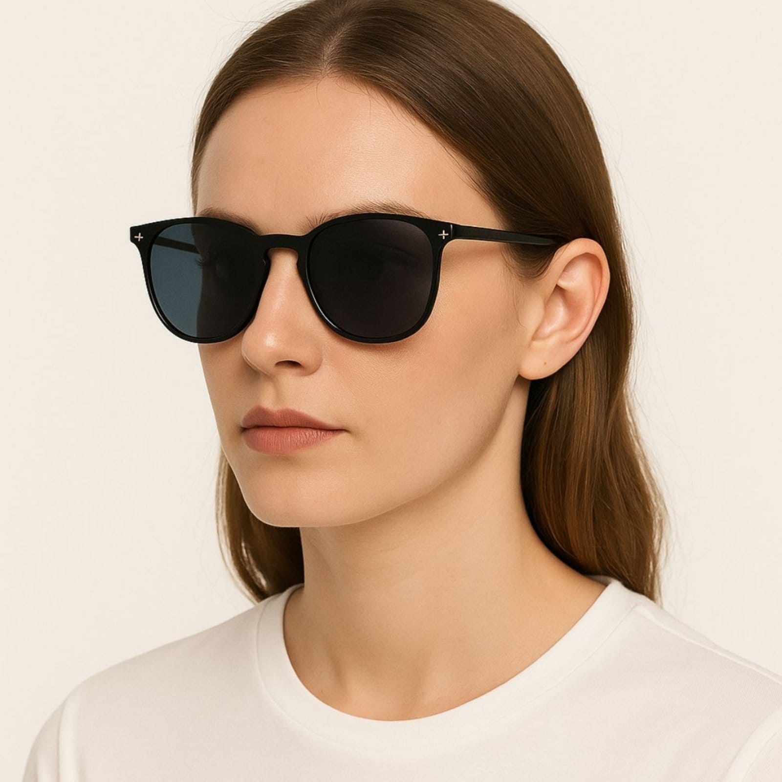 Óculos de Sol Preto Lente Azul Escuro Masculino UV400 - 2