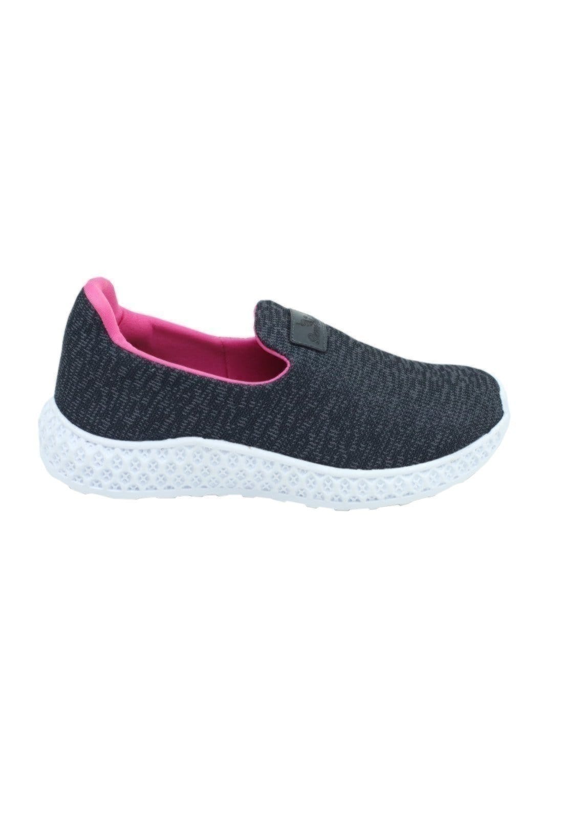 Vista principal Tênis Feminino Sport Donna Santa Slip On Preto Donna Santa pink/preto pink