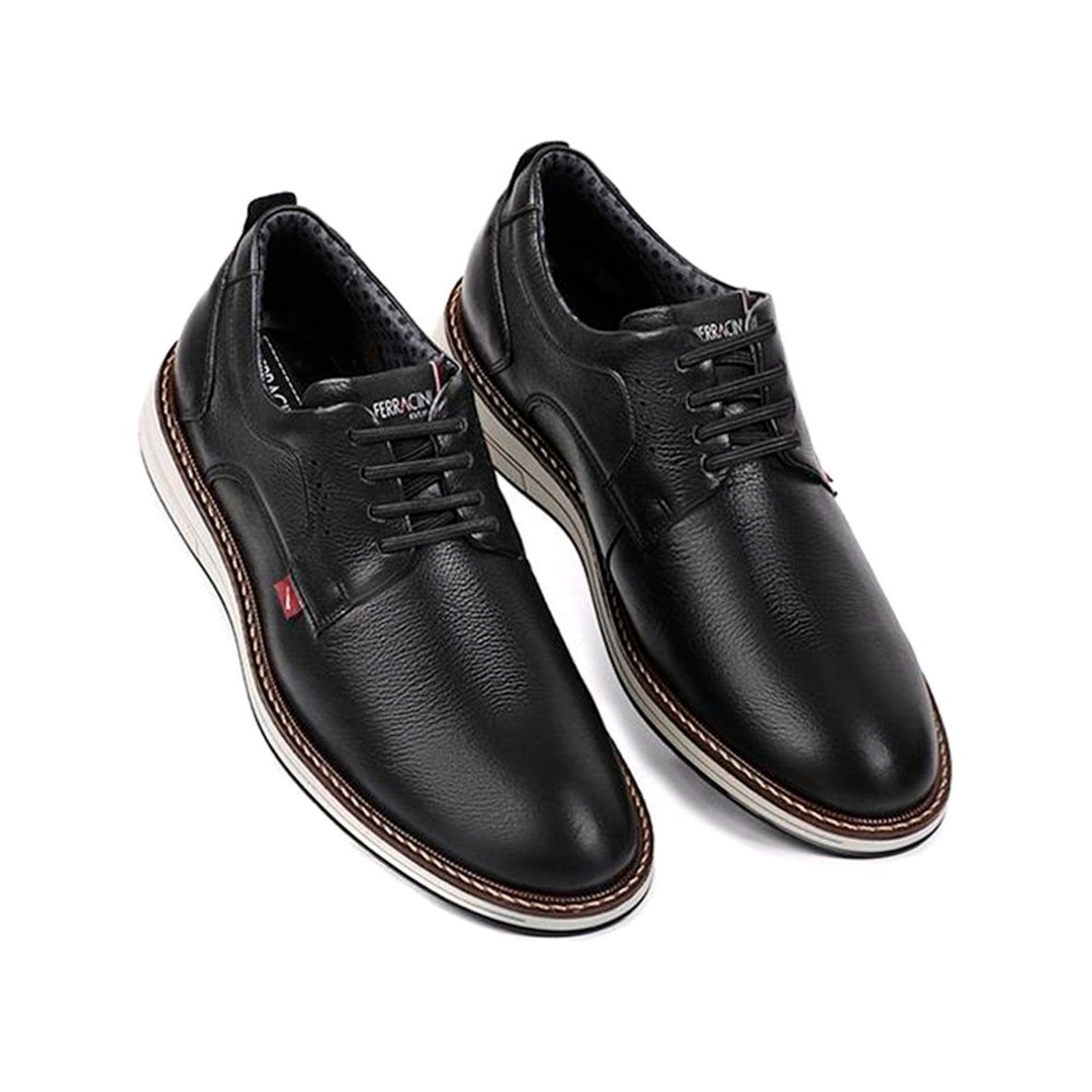 Vista 2 Sapato Ferracini Kingston 6155-675G Masculino FERRACINI preto