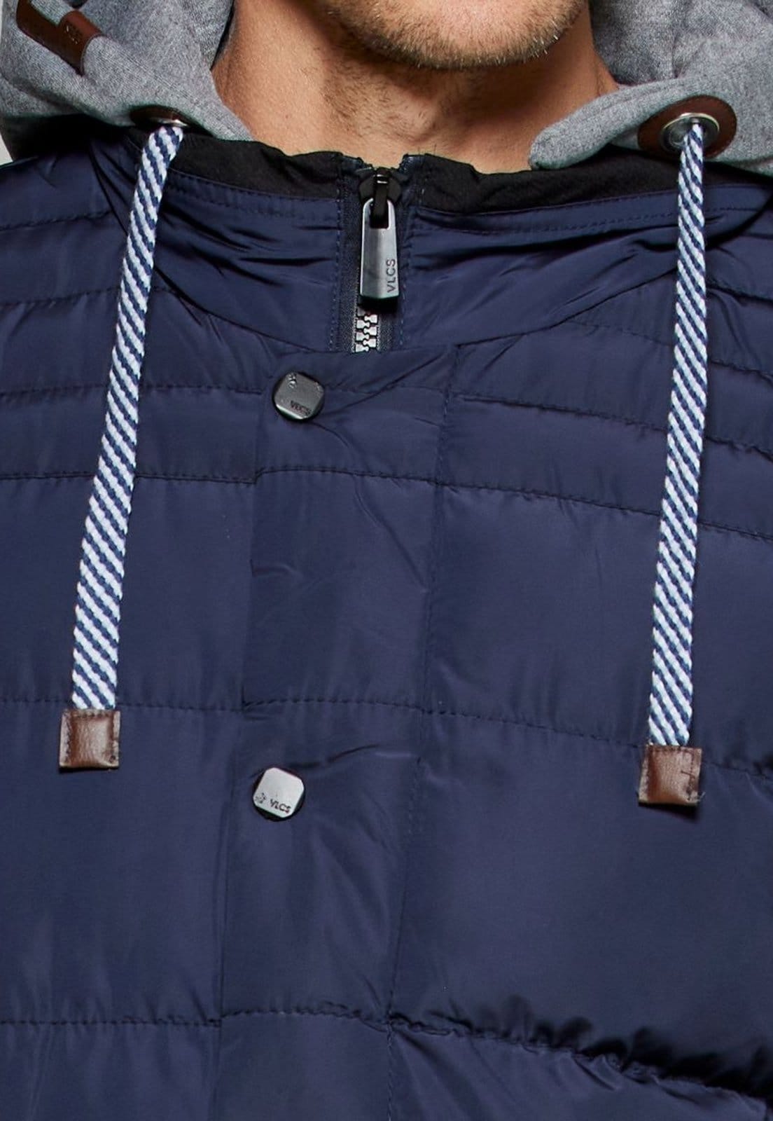 Vista 2 Jaqueta Alvorada Masculina VLCS VLCS VIOLAÇÕES azul