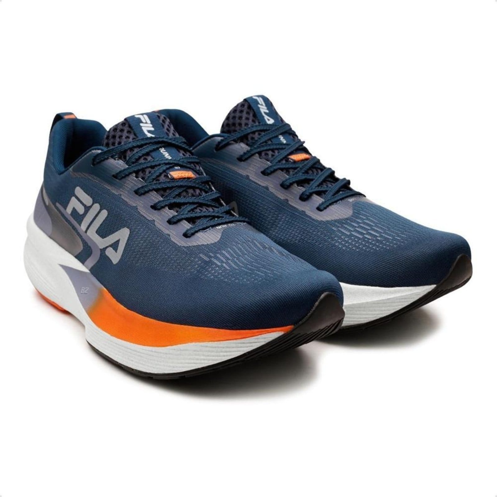 Vista 2 Tênis Masculino Fila Racer Fastpace 1321052 39 Fila azul
