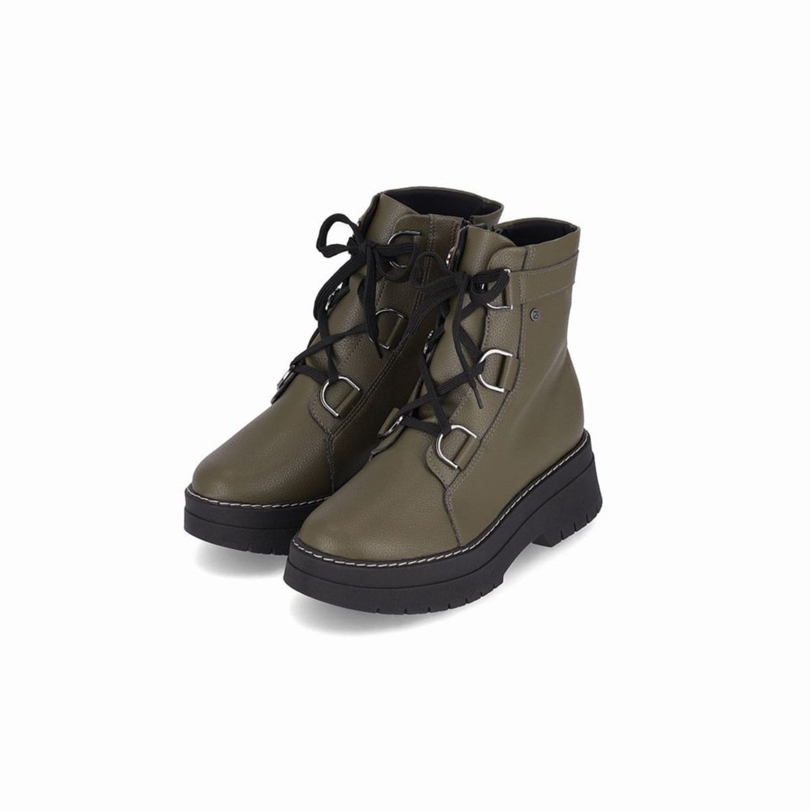 Vista 2 Bota Fabiana Cano Médio Salto Médio Militar Piccadilly verde