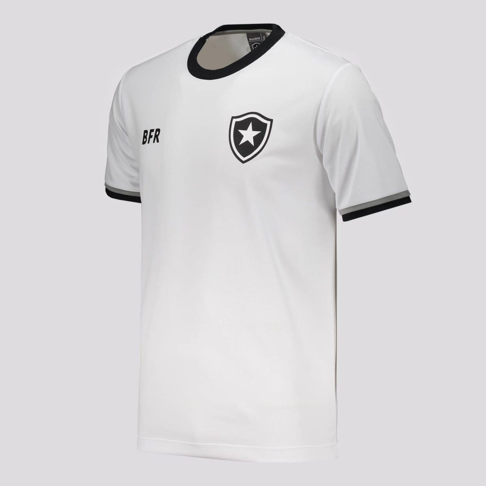 Vista 2 Camisa Botafogo Sensação Branca braziline branco
