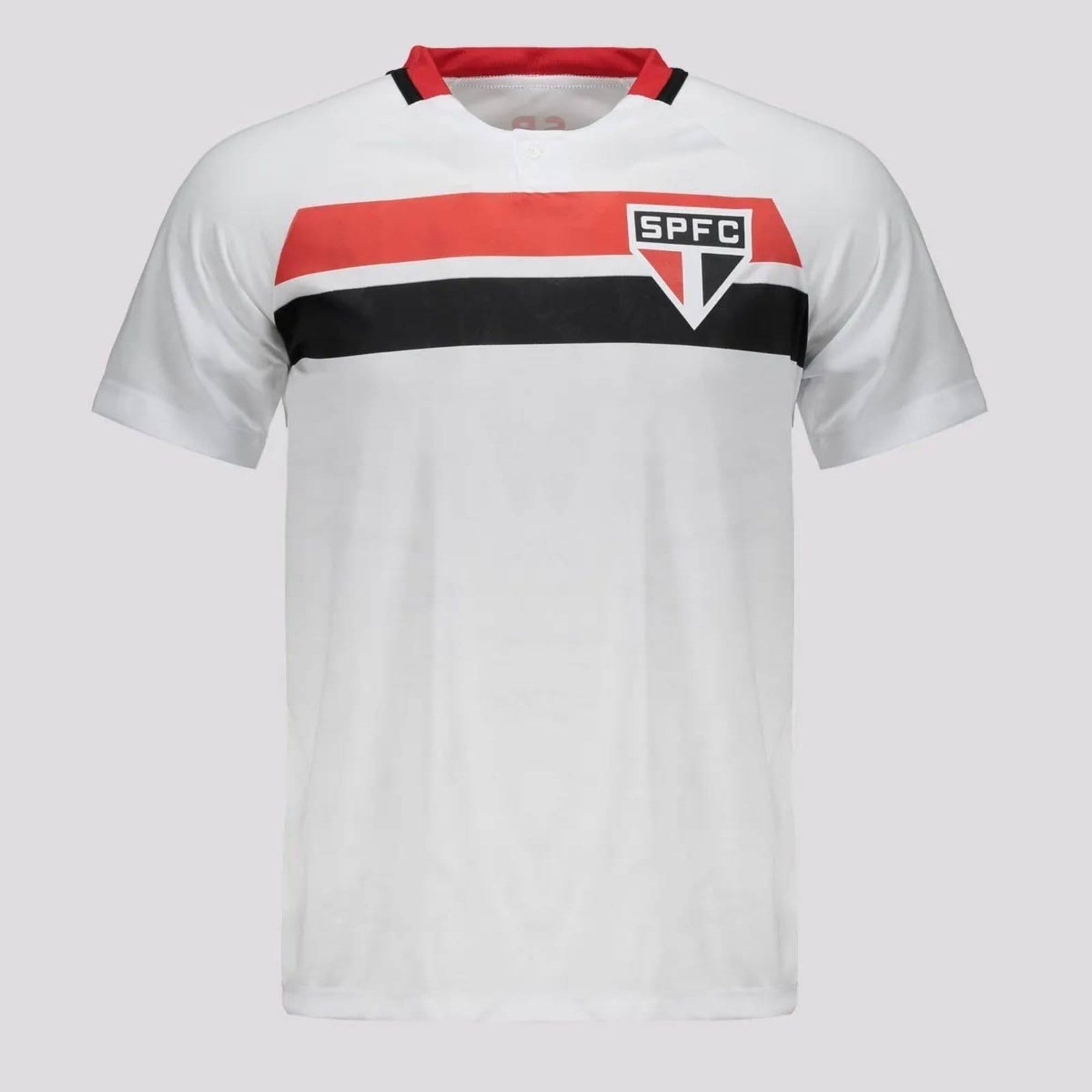 Vista 2 Camisa São Paulo Aliança 7 Lucas Branca braziline branco