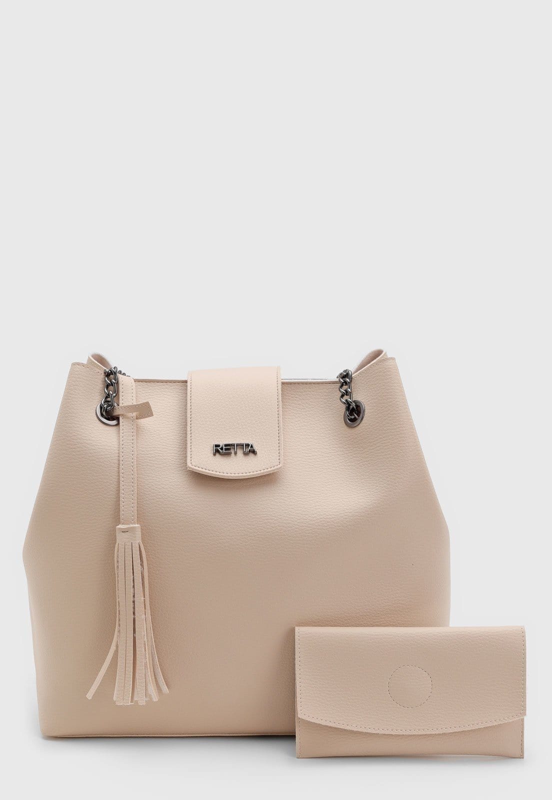 Vista 2 Kit Bolsa Sacola e Necessarie Retta Off-White Retta Shoes branco white