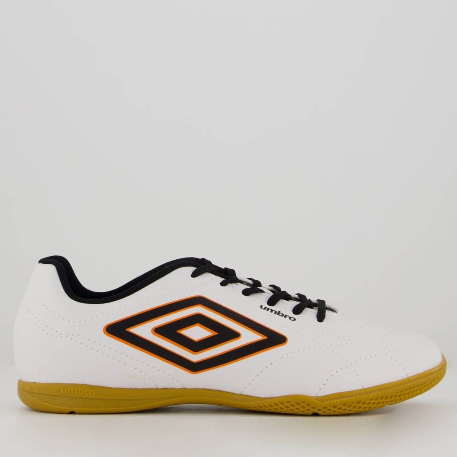 Chuteira Umbro Class Footballer Futsal Branca e Preta