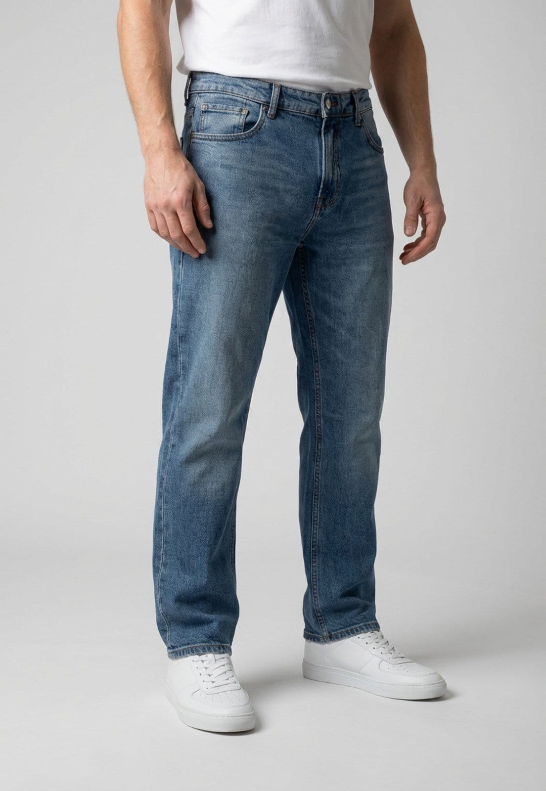 Calça Jeans Masculina Calvin Klein Jeans 90s Straight 5 Pockets Média