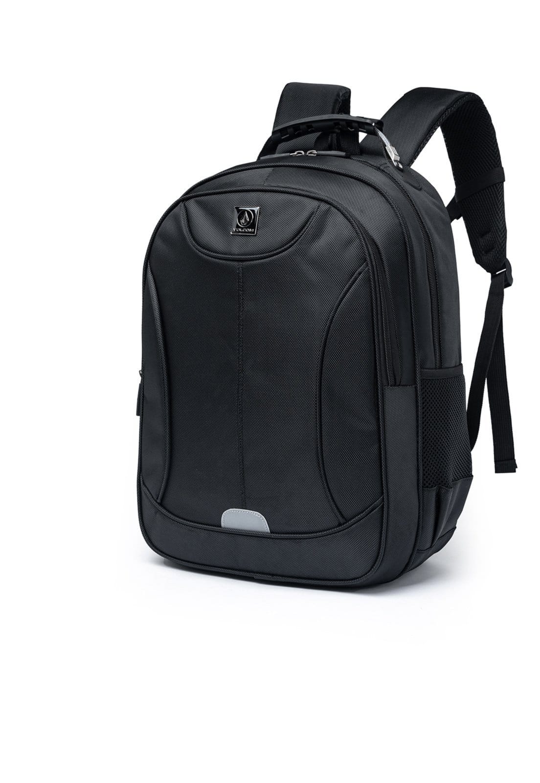 Vista 2 Mochila Volcom Estilo Urbano Resistente Logo Bordado 20L Esportiva Volcom preto