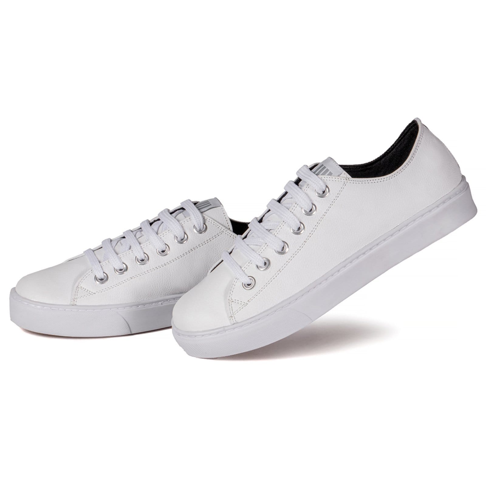 Vista 2 Tênis Feminino Casual Chosen em Couro Polo Urban POLO URBAN branco