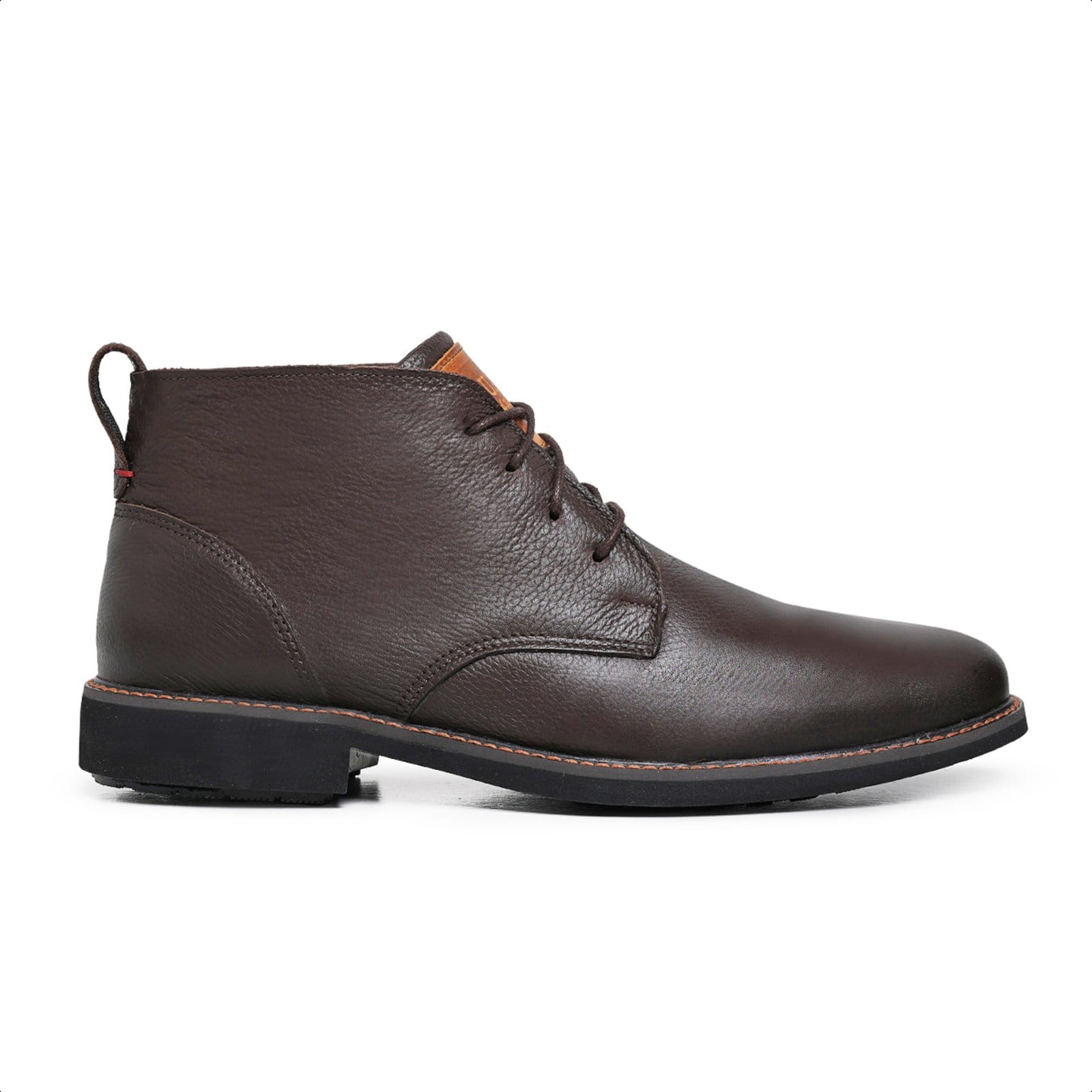 Vista principal Bota Casual de Couro Masculina , Modelo 8300 Floter Cafe Mister Couros marrom