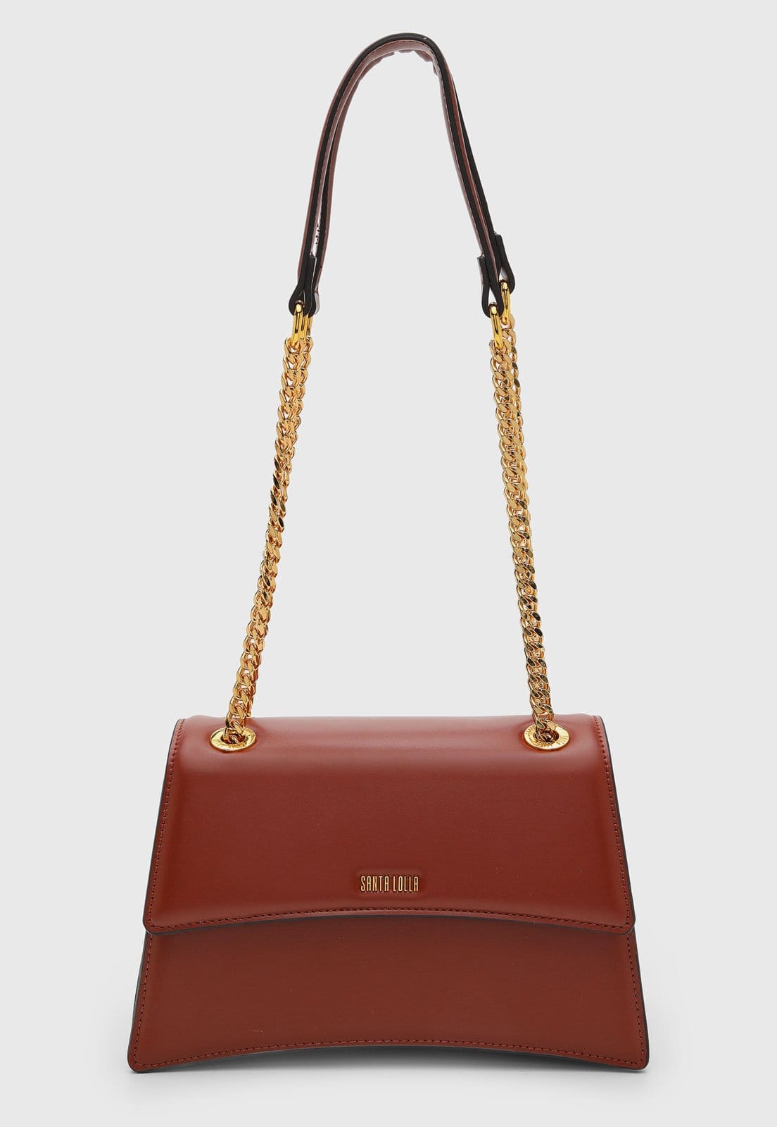 Bolsa Feminina Santa Lolla Média Corrente Terracota
