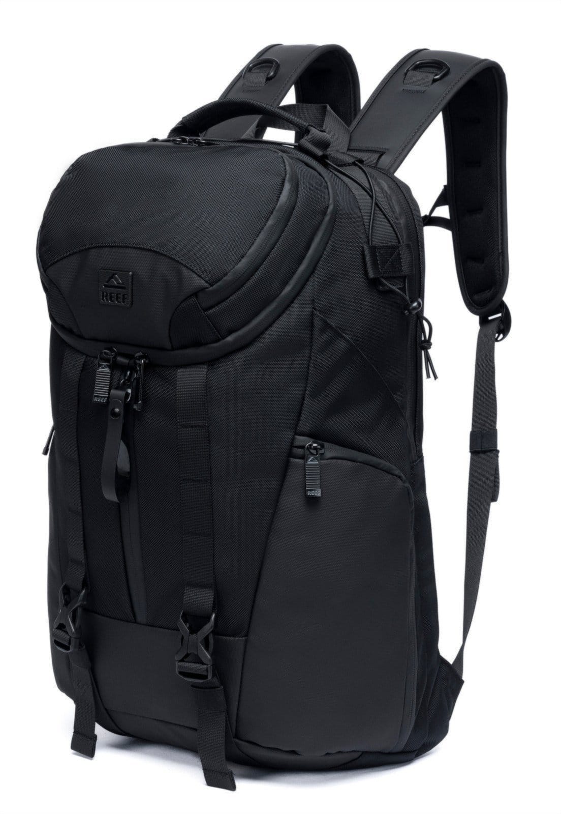 Vista 2 Mochila Reef Grande Trilha Viagem Camping Cargueira Masculina Reforçada Reef preto