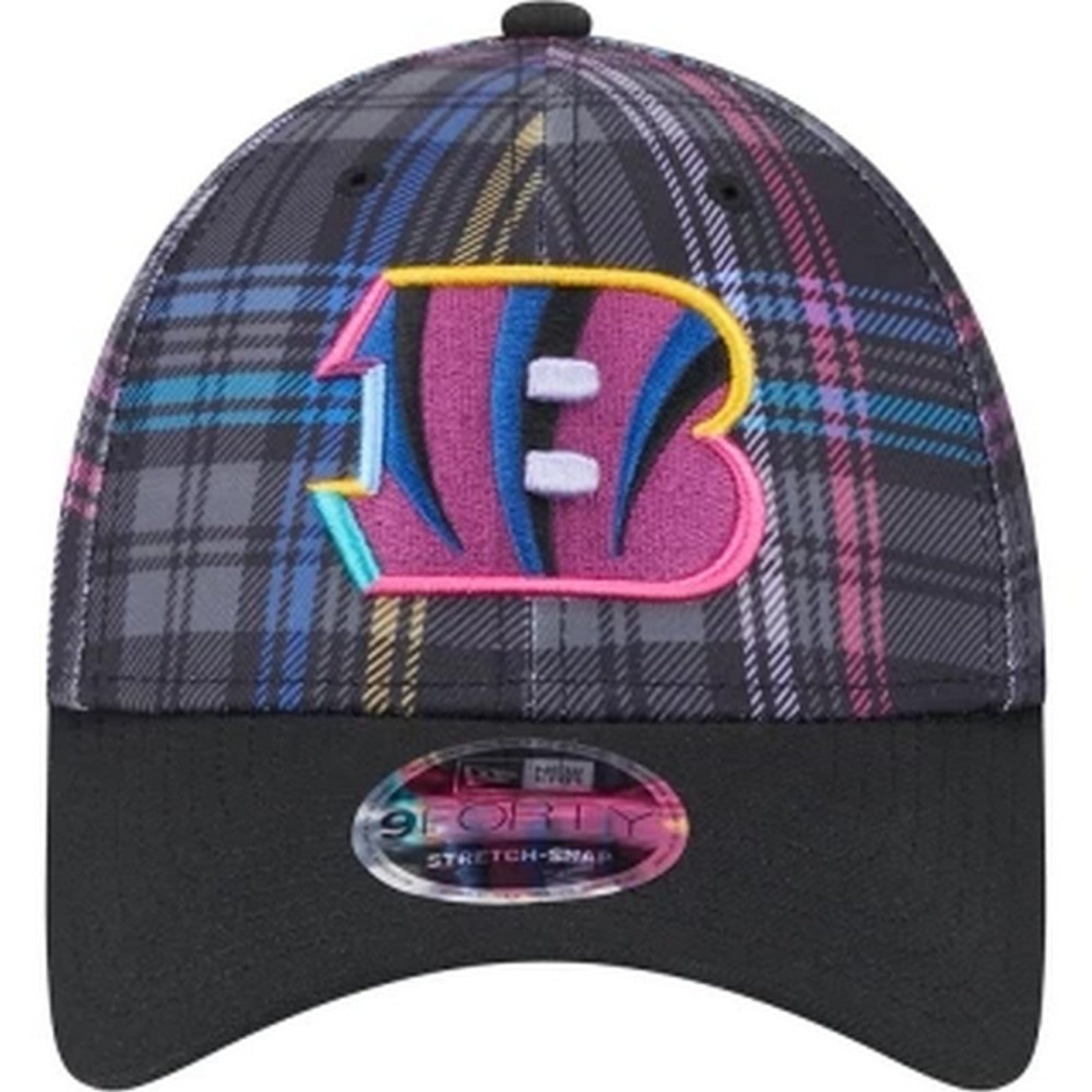 Vista 2 Boné 9FORTY Stretch Snap Cincinnati Bengals NFL Crucial Catch 2024 new era multicolorido