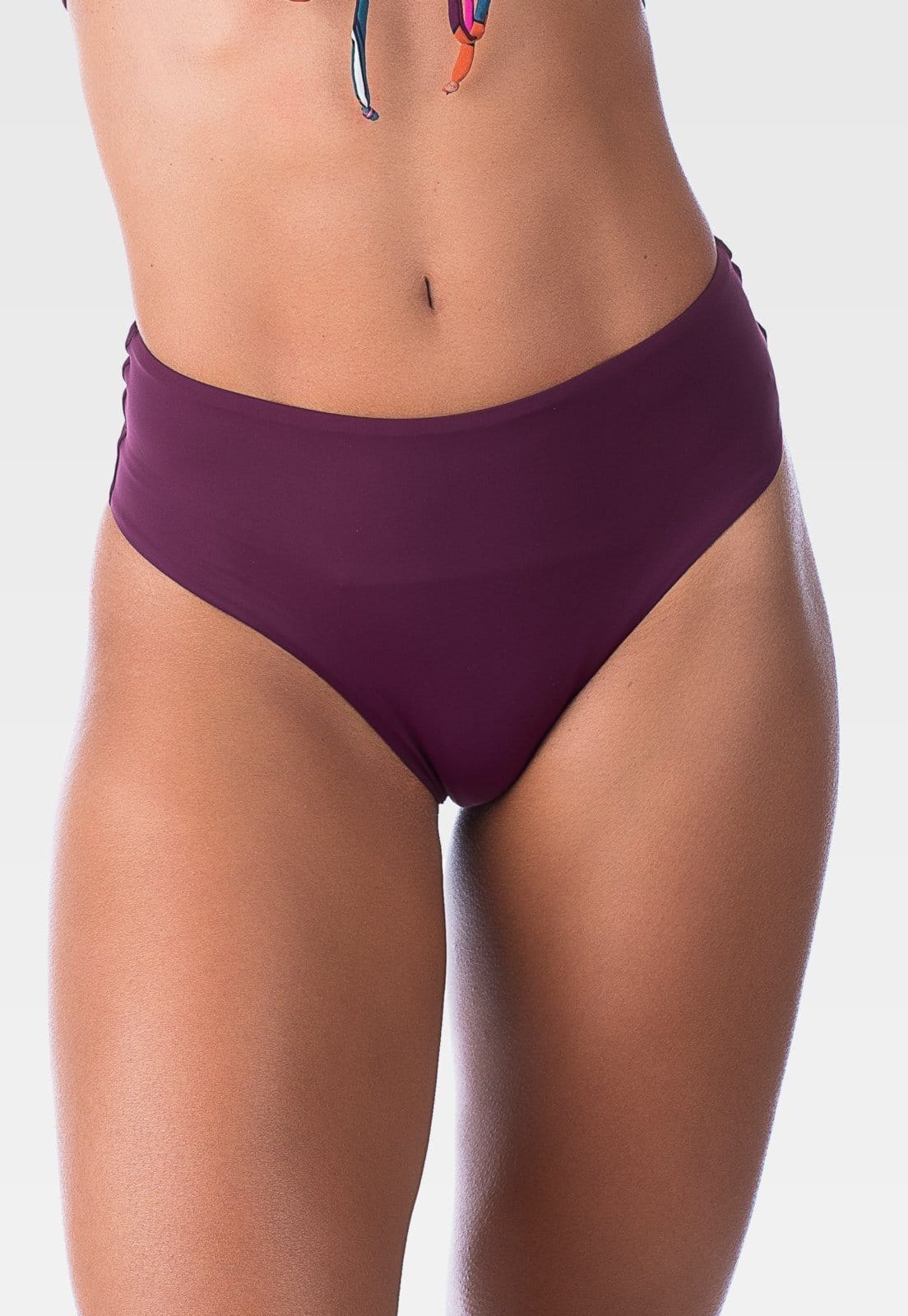 Calcinha Summer Soul Fio Duplo Cintura Alta Roxa