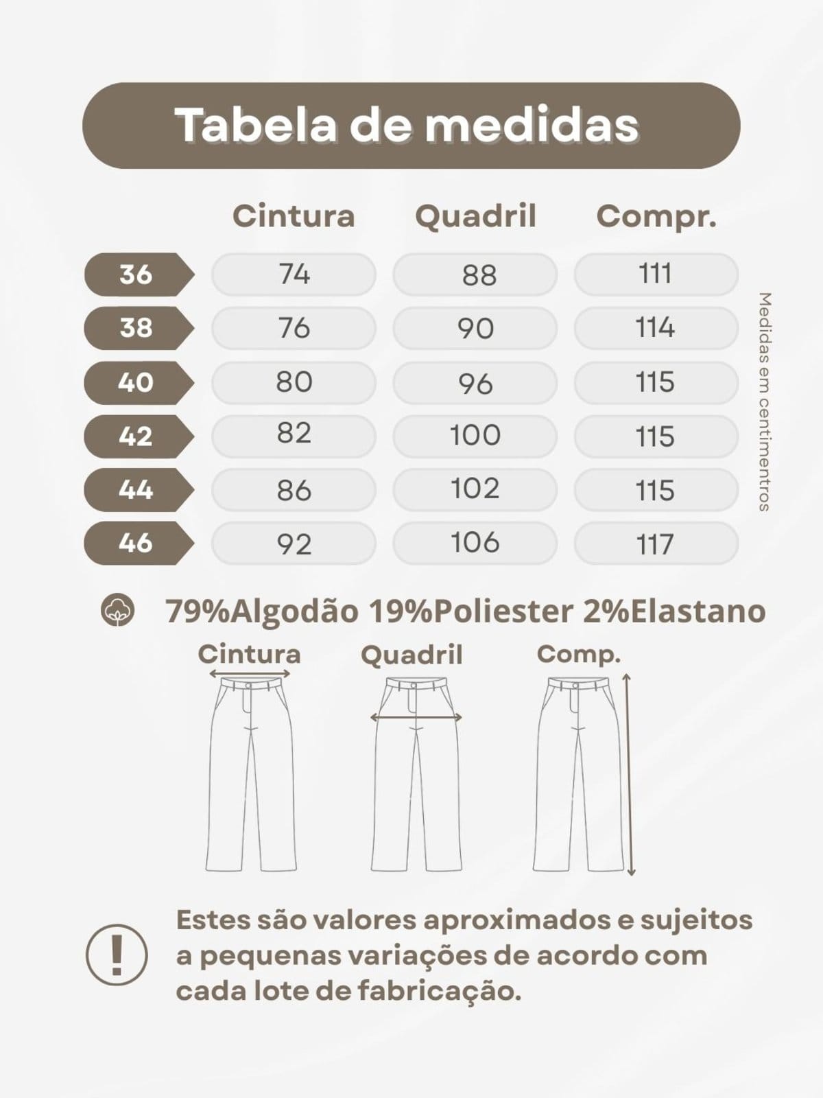 Vista 2 Calça Jeans Crawling Feminina Bootcut Cintura Alta Claro Crawling azul