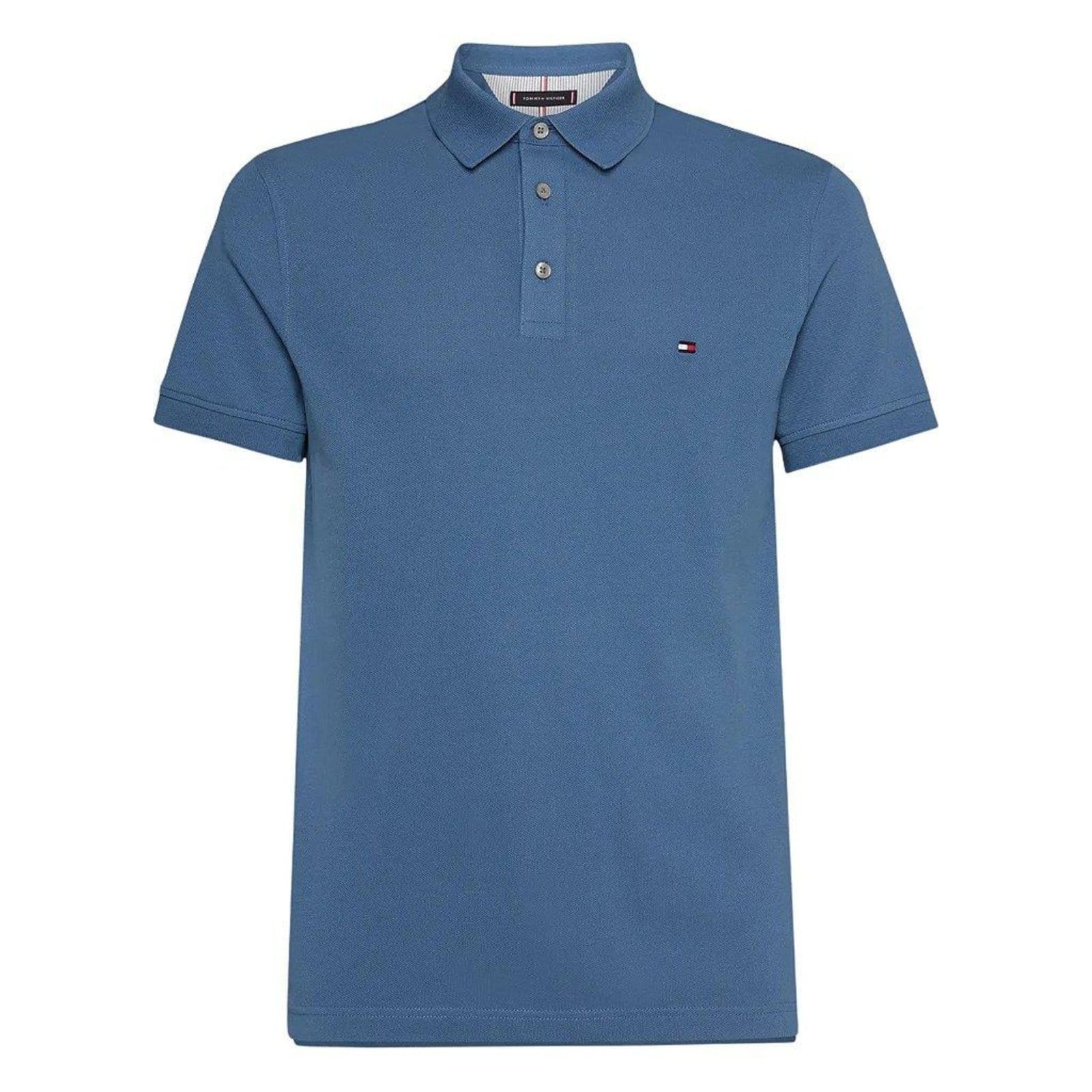Camiseta Gola Polo Tommy Hilfiger Im 1985 Slim Acinzentado