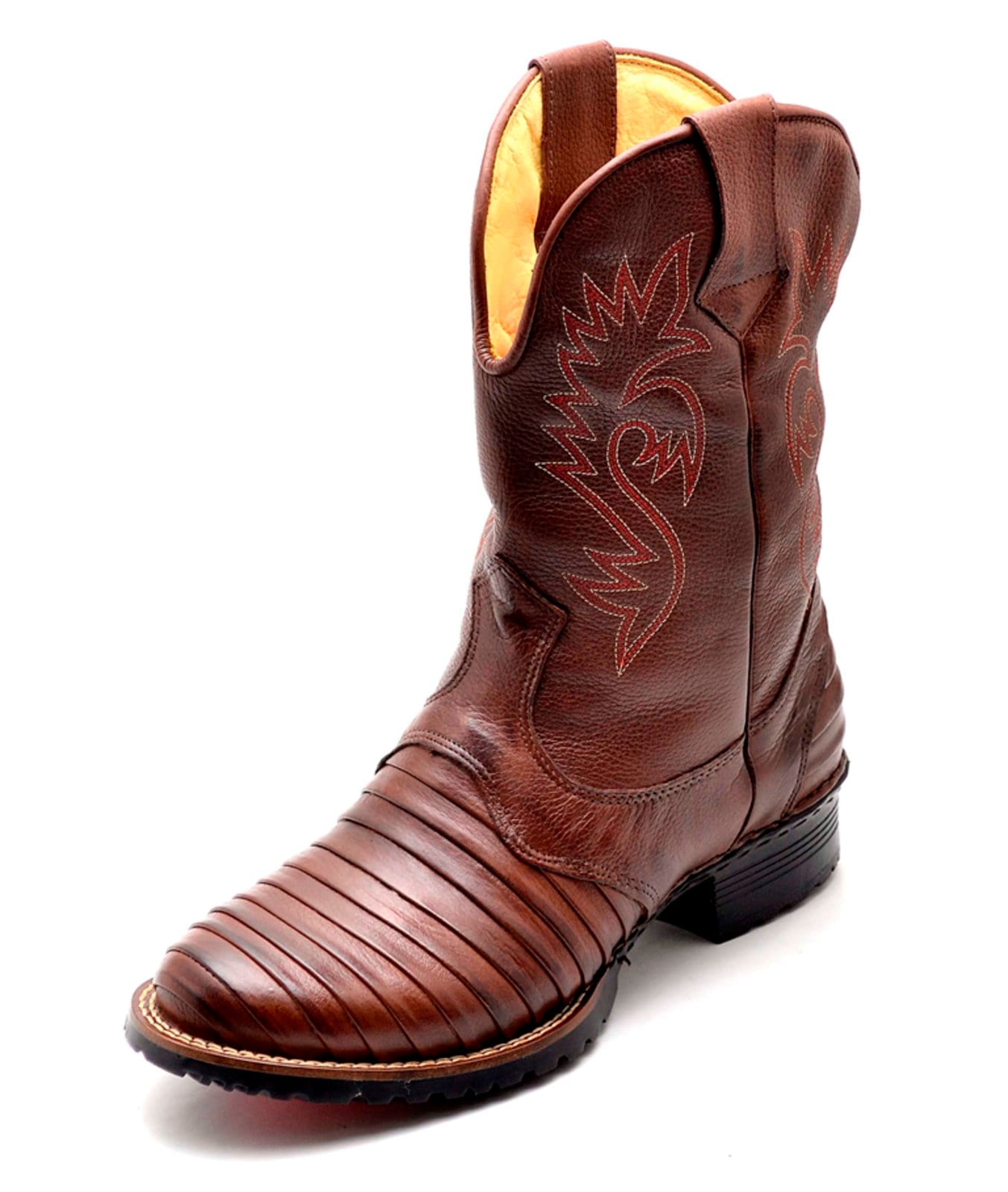 Bota Clube do Sapato de Franca Country Texana Kansas Chocolate