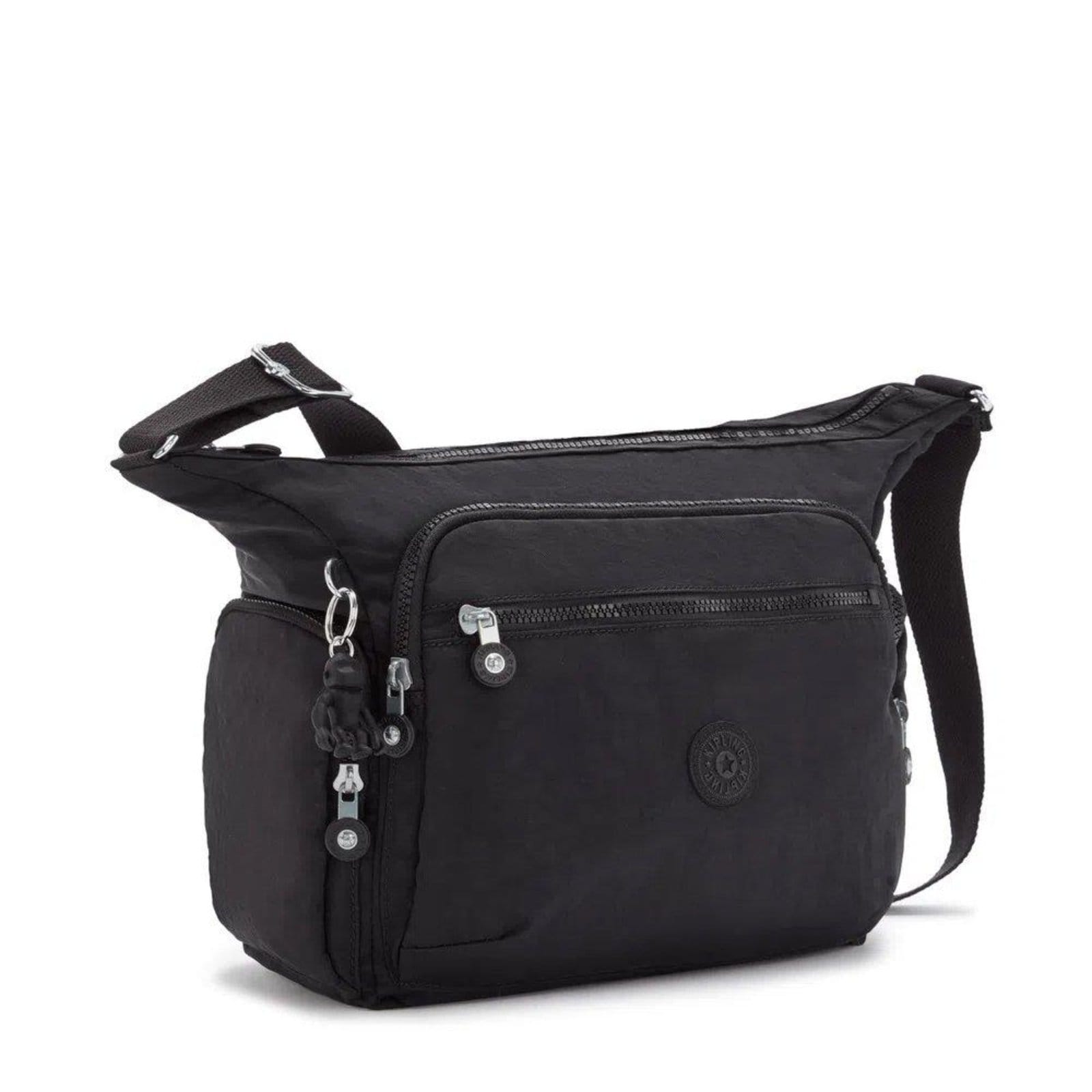 Vista 2 Bolsa Transversal Kipling Gabbie 12 Litros Preto Kipling incolor