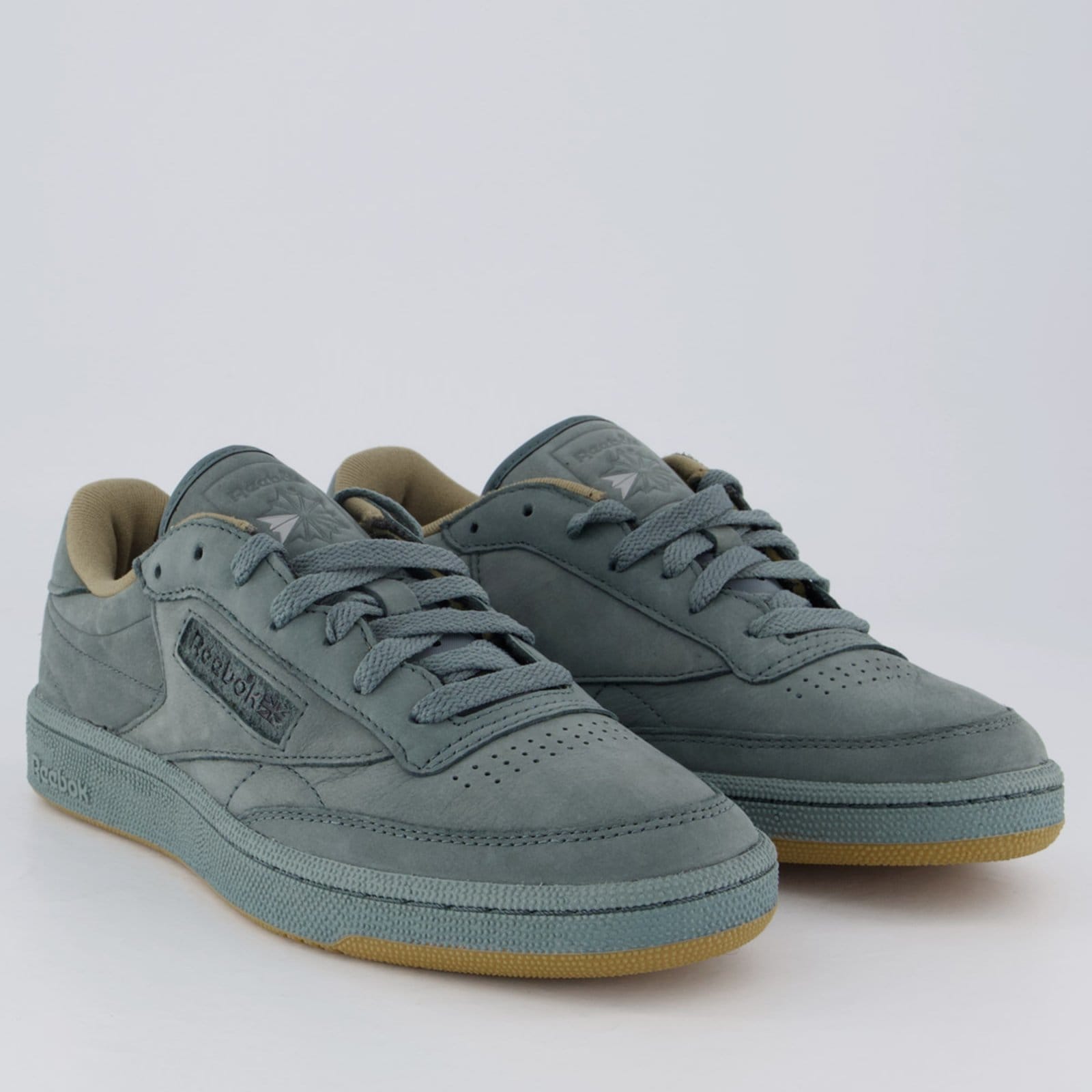 Vista 2 Tênis Reebok Club C 85 Escuro Reebok cinza