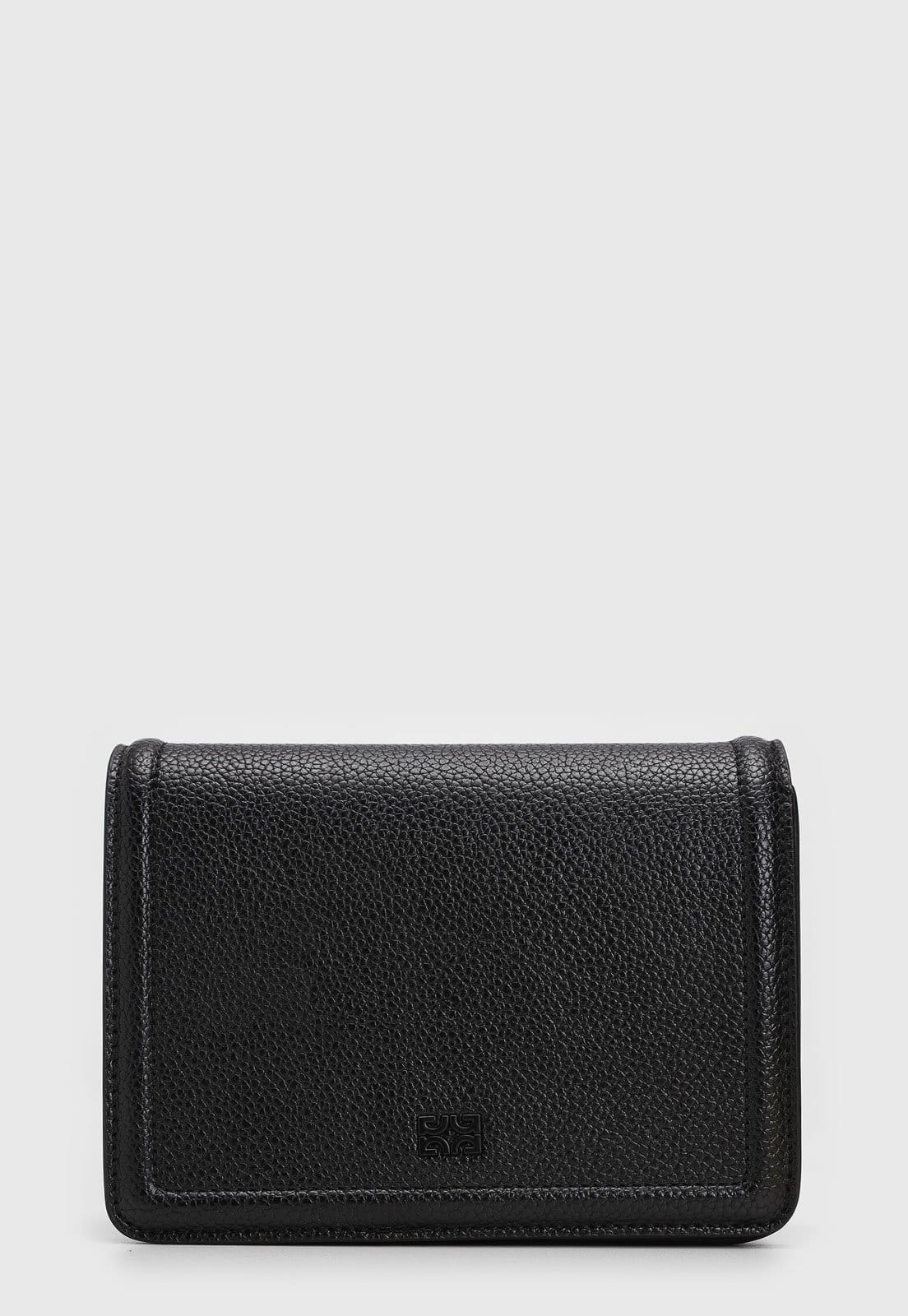 Vista principal Bolsa Tiracolo Feminina Degalls Alça Removível Preta Degalls preto