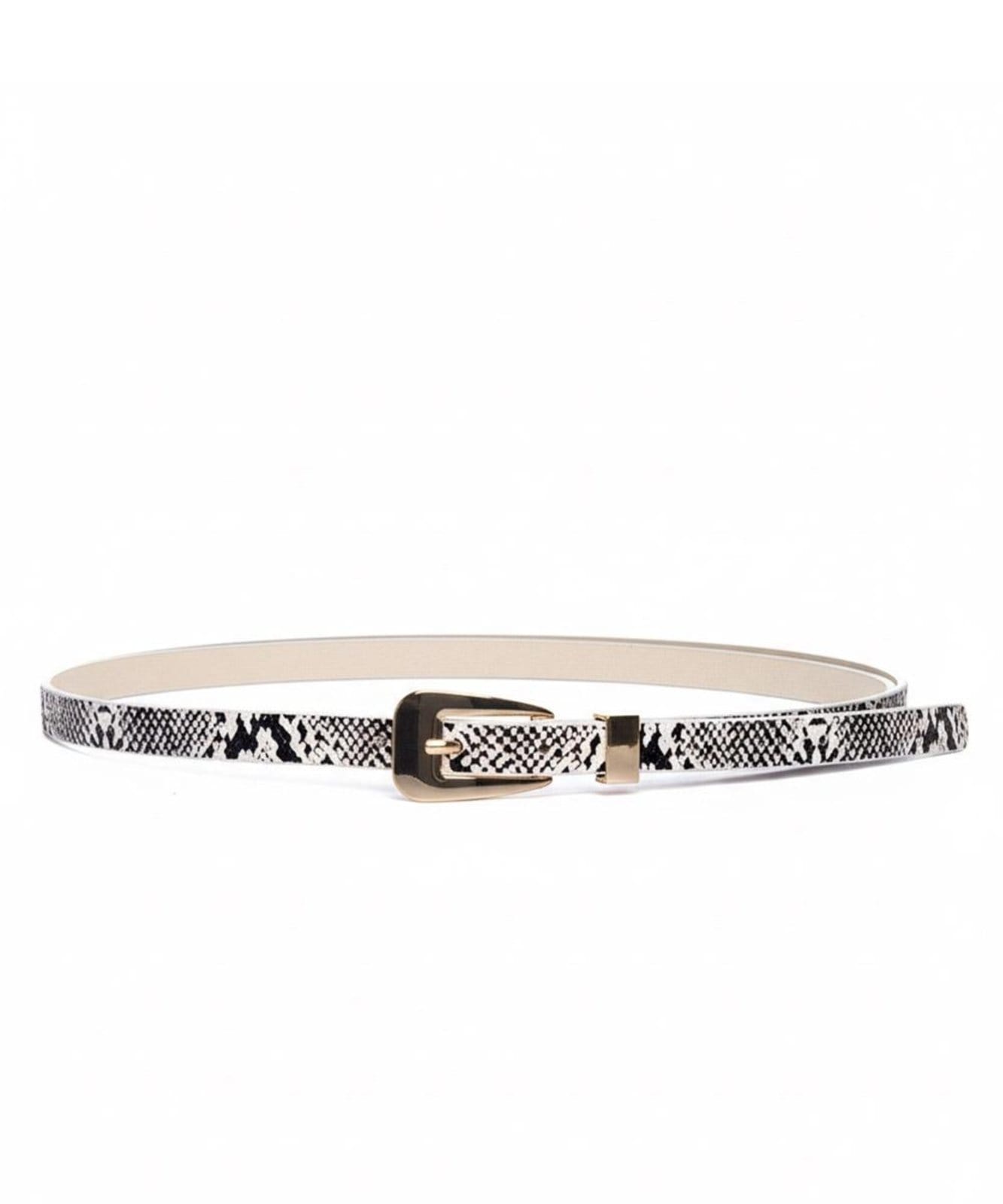 Cinto Fino Feminino Pixolé Off White Incolor