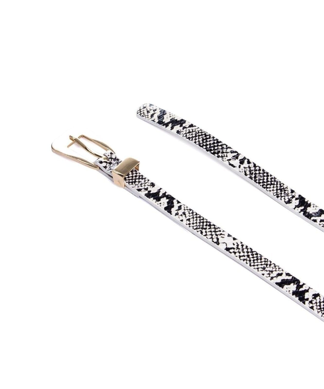 Vista 2 Cinto Fino Feminino Pixolé Off White Incolor Pixolé incolor white