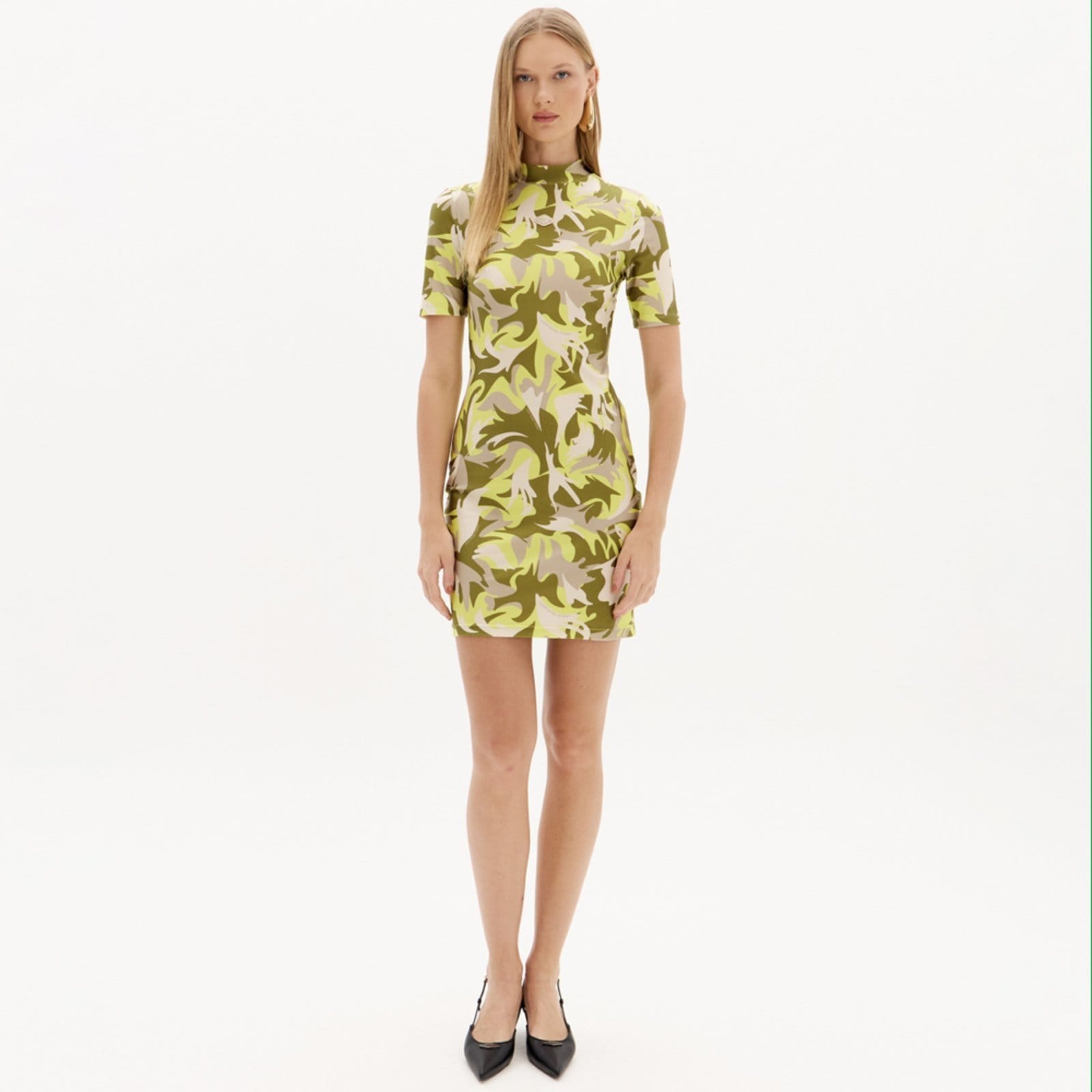 Vista principal Vestido Curto Easy Lança Perfume In25 Feminino Easy Lança perfume verde