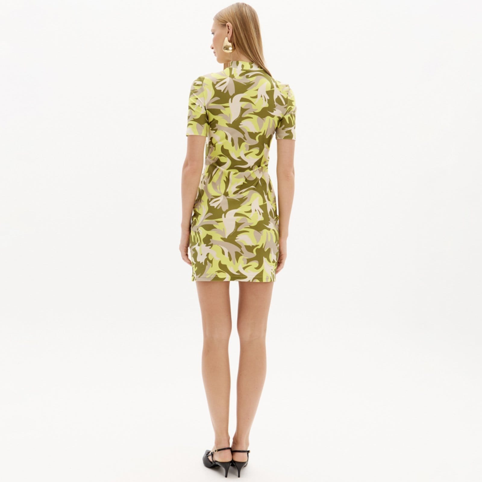 Vista 2 Vestido Curto Easy Lança Perfume In25 Feminino Easy Lança perfume verde