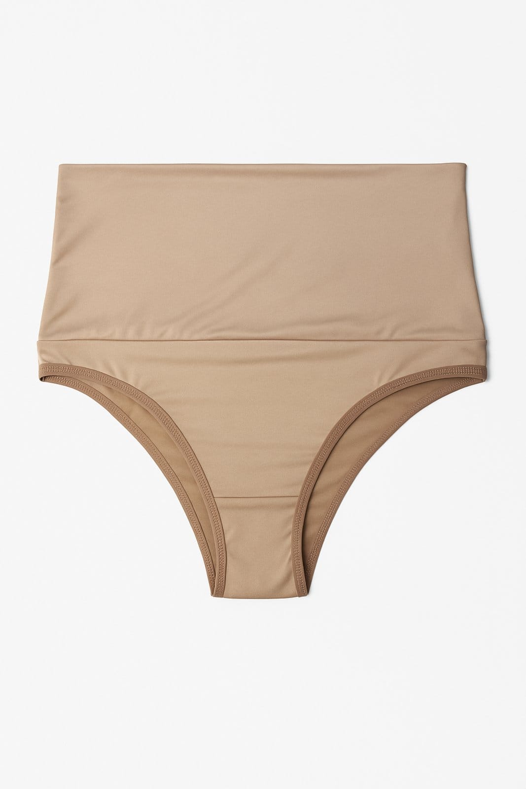 Vista 2 Kit 2 Cintas Vekyo Alta Suplex Compressão Cós Duplo Feminina ós-Parto Não Enrola 15 cm VEKYO multicolorido