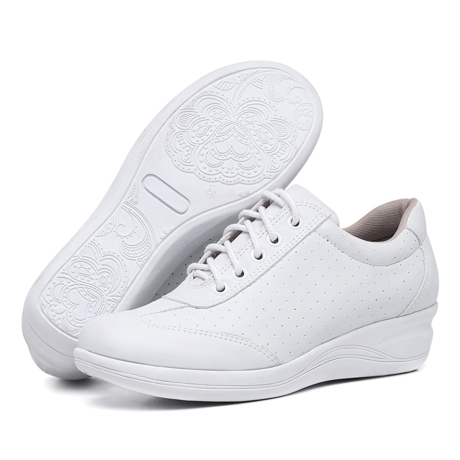 Tenis Ortopédico Conforto com Cadarço Feminino