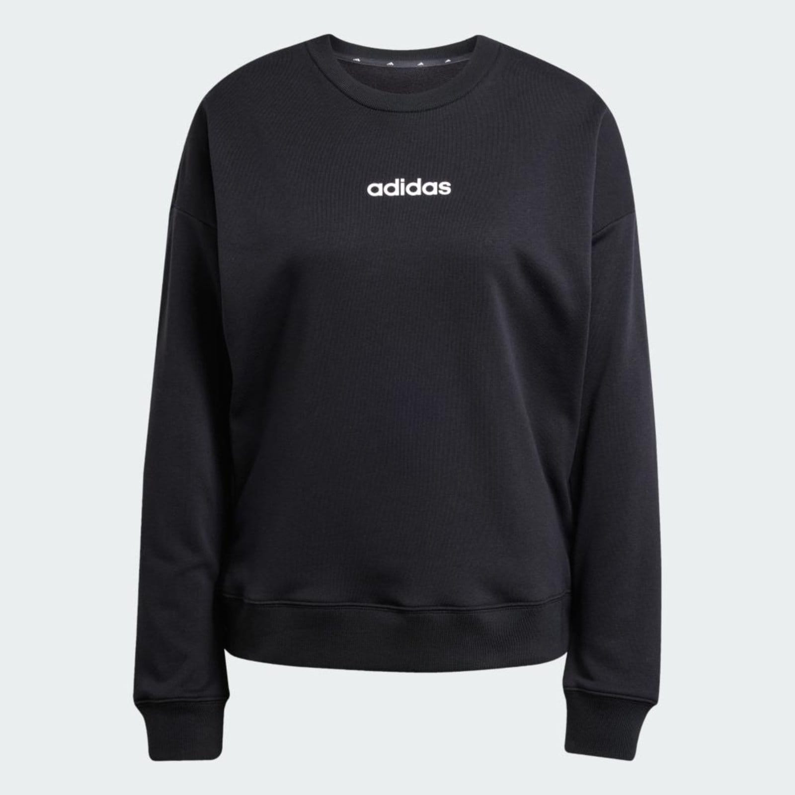 Vista 2 Moletom Essentials Linear French Terry adidas Sportswear adidas Sportswear preto