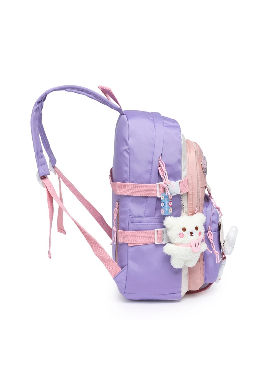 Vista 2 Infantil - Mochila Feminina Spector Escolar Resistente Spector lilás