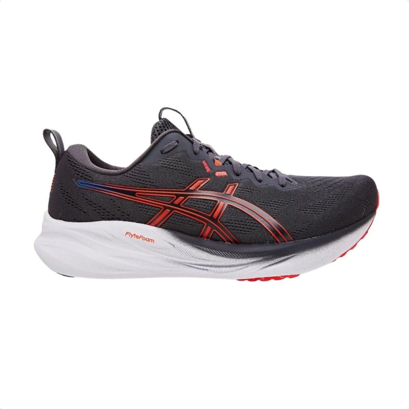 Vista principal Tênis Running Masculino Asics Gel-Pulse 16 Se Preto E Vermelho ASICS cinza