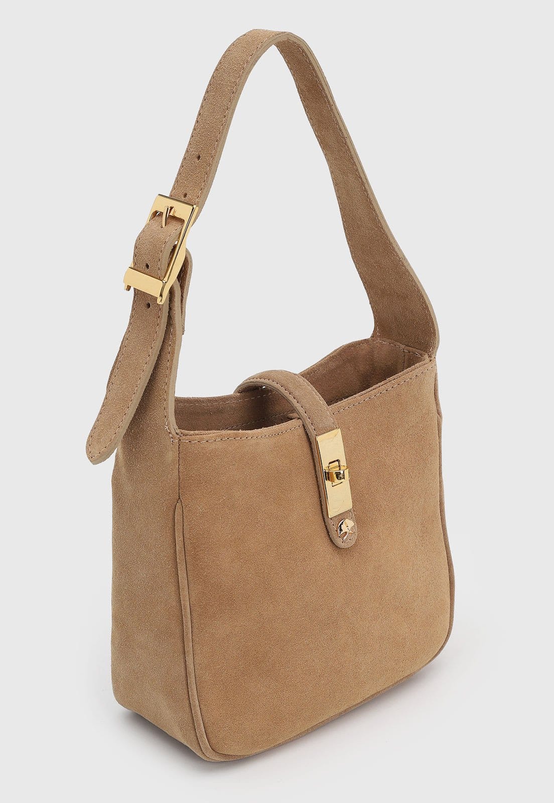 Vista 2 Bolsa Feminina Luiza Barcelos Média Alça Ajustável Luiza Barcelos bege