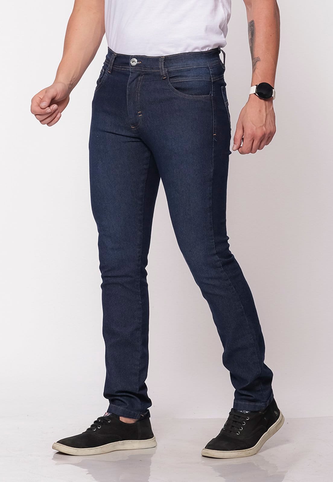 Calça Jeans Masculina Slim Elastano Conforto 7877