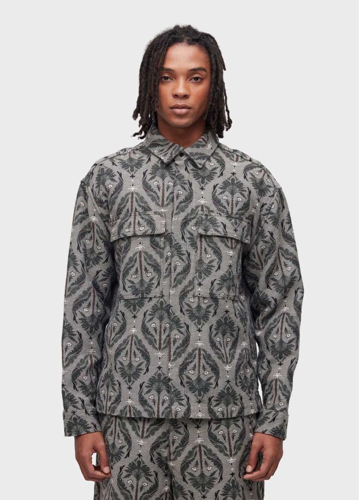 Jaqueta jacquard imperial